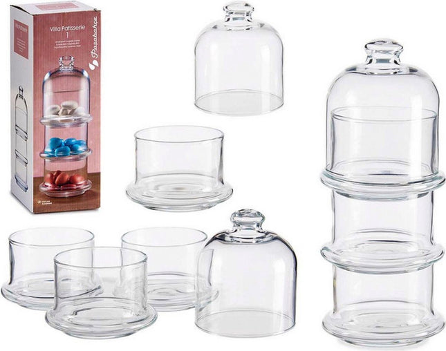 Pasabahce Villa Patisserie – Glasvorratsdose Mini – 3-lagig