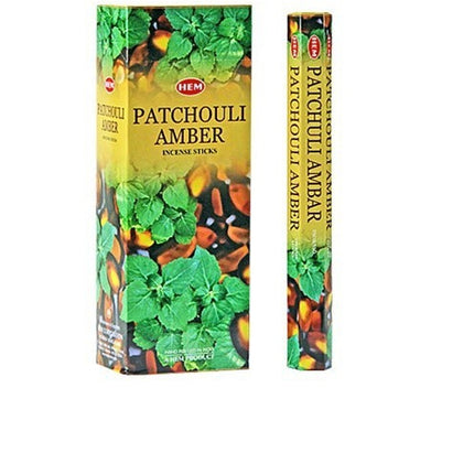 Patchouli Amber Räucherstäbchen (HEM)