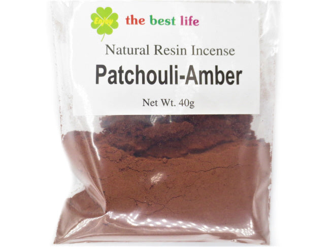 Resin incense - PATCHOULI-AMBER 40G