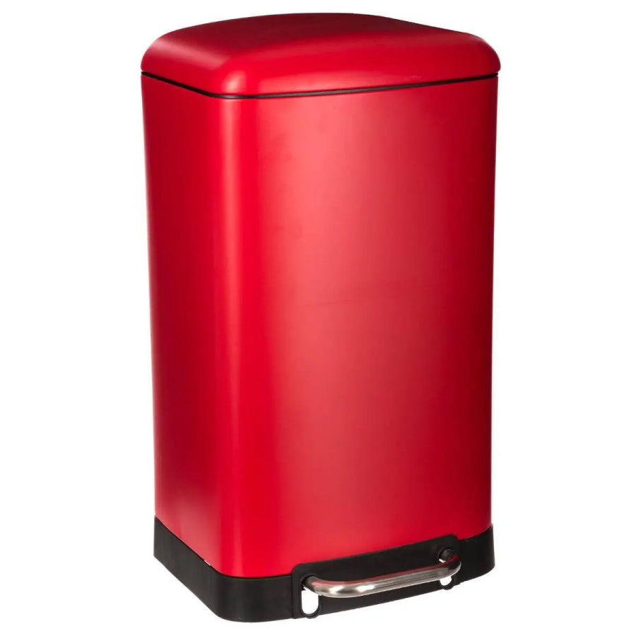 Corbeille à pédale / poubelle - 30 litres - Métal - Couleurs assorties