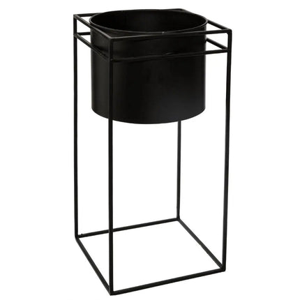 Pflanztöpfe - 2x - Standard - Schwarz - H25 und H40 cm