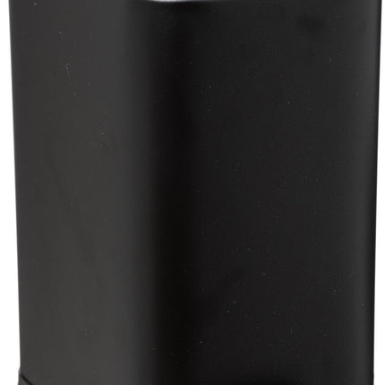Mülleimer/Treteimer weiß, Edelstahl, Metall, 5 Liter – 14x29x30 cm