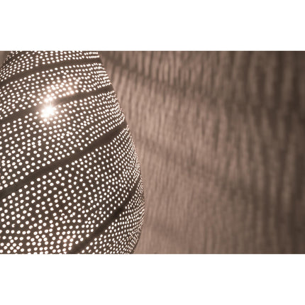 Oosterse Pendant Lamp - Elegance - Swirl - Silver