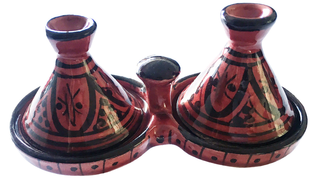 Salt and Pepper Set Bordeaux Red