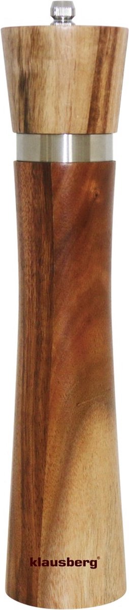 Klausberg Pfeffer- oder Salzmühle - 25 cm hoch - Akazienholz