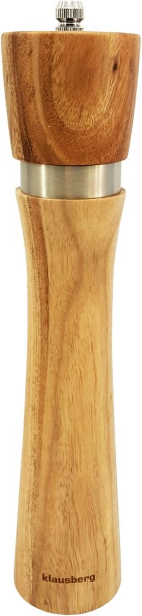Klausberg Pfeffer- oder Salzmühle - 25 cm hoch - Akazienholz