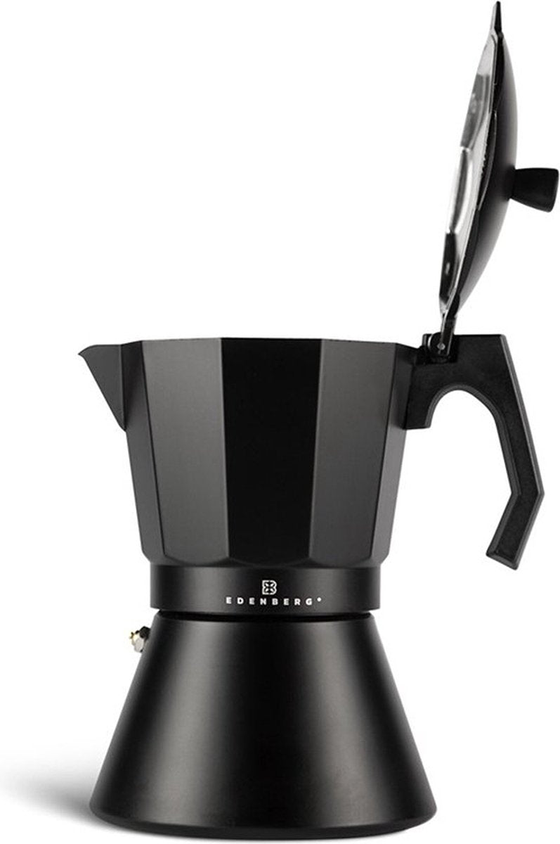 Edënbërg Black Line - Percolateur - Cafetière 12 tasses - Machine à expresso 400 ml
