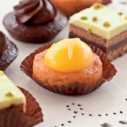 Petit Four Backform Silikon 33,2 x 23,1 x 2,6cm | 20 Förmchen - Kuchenform