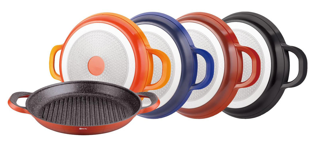 Hakal Non-stick Cast Aluminium Grill Pan 32 cm