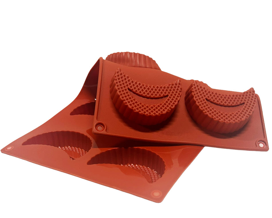 Silicone Baking Mold - half-moon baking pan