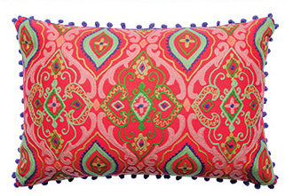 Bestickter Kissenbezug orientalisches Design 40x60cm