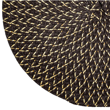 Placemat Rond ZWART