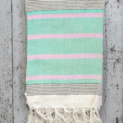 Oosterse katoenen Plaid kwastjes