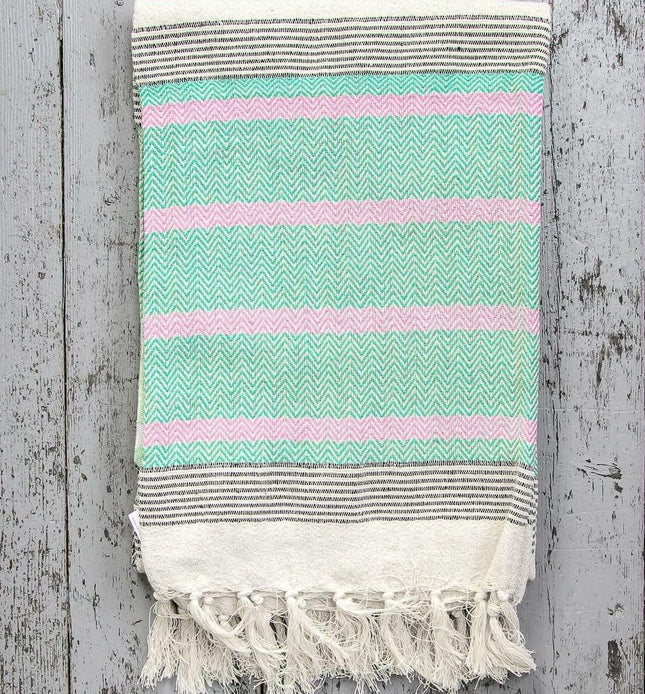 Oosterse katoenen Plaid kwastjes