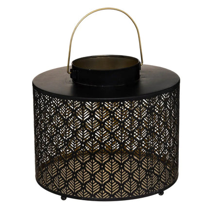 Laterne-Kerzenständer - Palmblätter - Ø25 CM