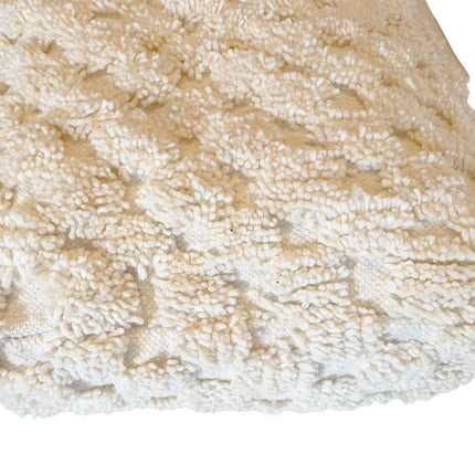 Handgefertigter marokkanischer Berber-Pouf (Beni Ourain)