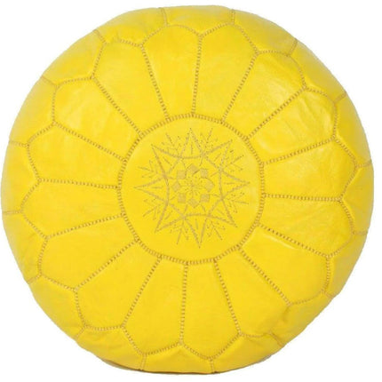 Marokkanischer Pouf Gelb