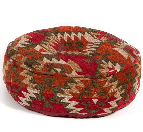 Oriental kilim design ottoman