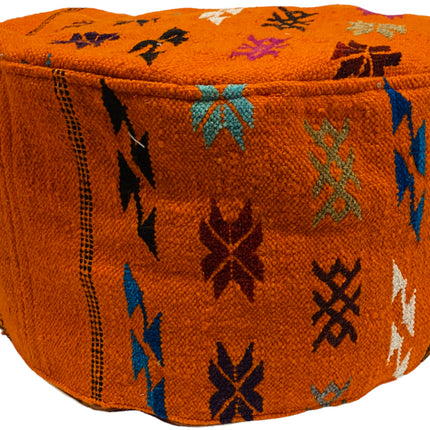 Marokkanischer Kelim-Pouf Vintage