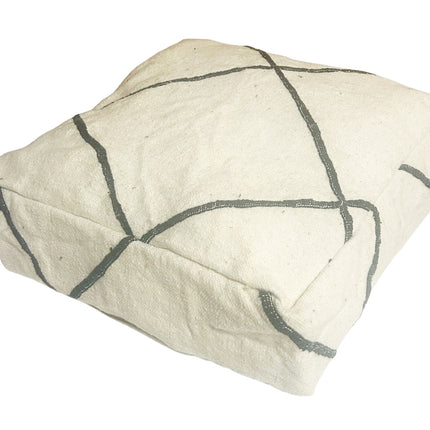 Marokkanischer Bodenpouf, quadratisch