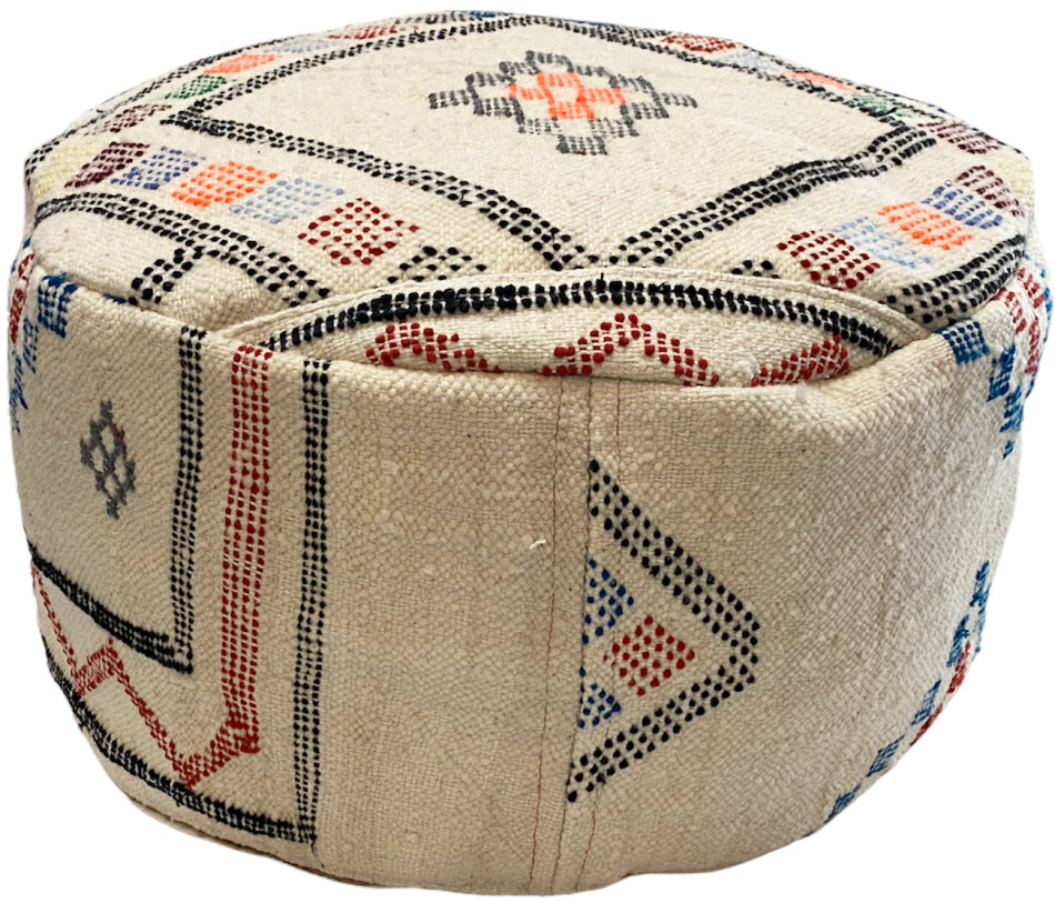 Pouf Kilim marocain fait main