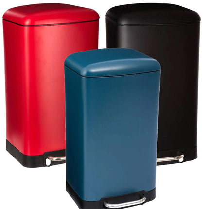 Mülleimer/Tretmülleimer - 30 Liter - Metall - Verschiedene Farben
