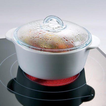 Pyrex Flame Kochtopf - Glaskeramik - Weiß - 18 x 18 x 9,6 cm - 1,1 l