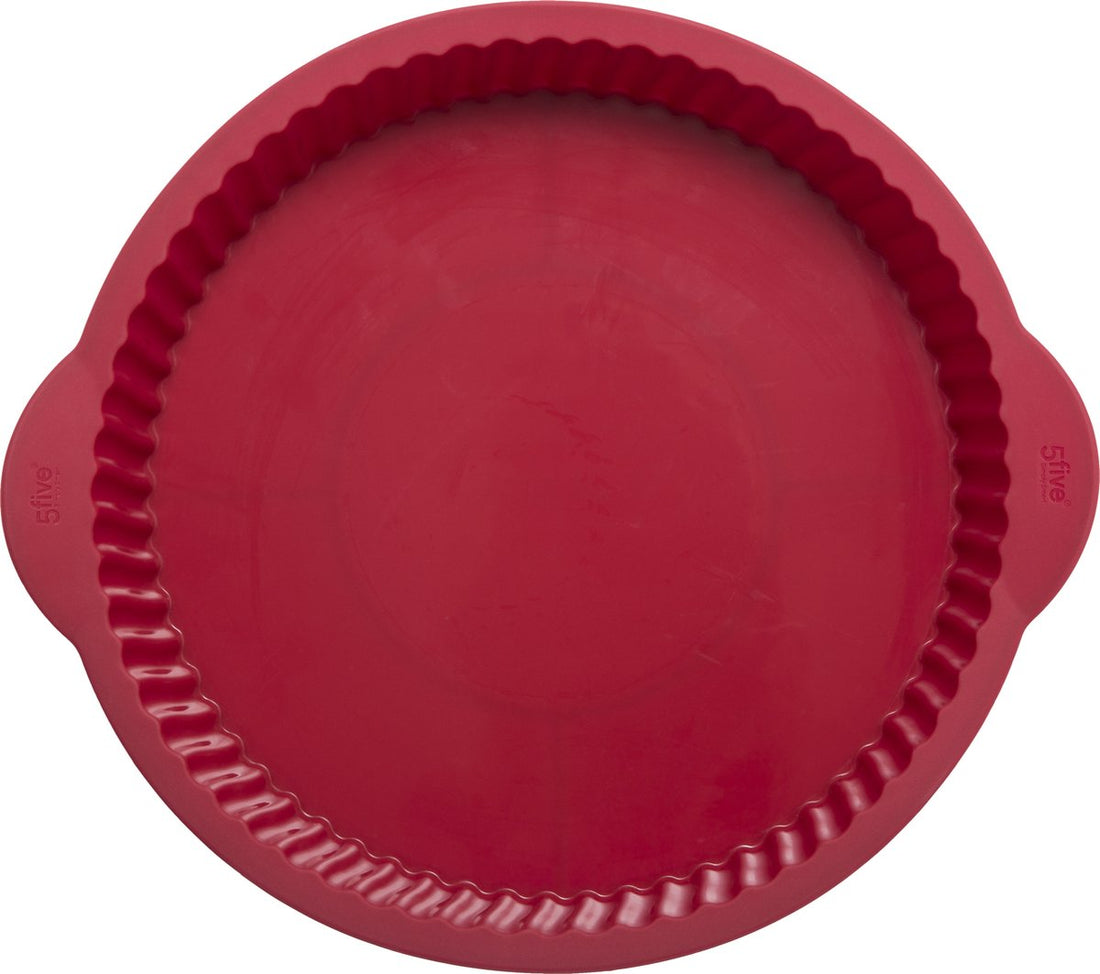 Moule à gâteau en silicone rouge Ø 24CM - Moule à quiche - Moule à gâteau au beurre