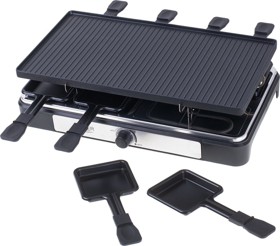 Gourmet - Raclette - Grill Électrique - pour 8 personnes