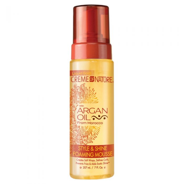 Creme of Nature Argan Oil Style & Shine Foaming Mousse – 207 ml