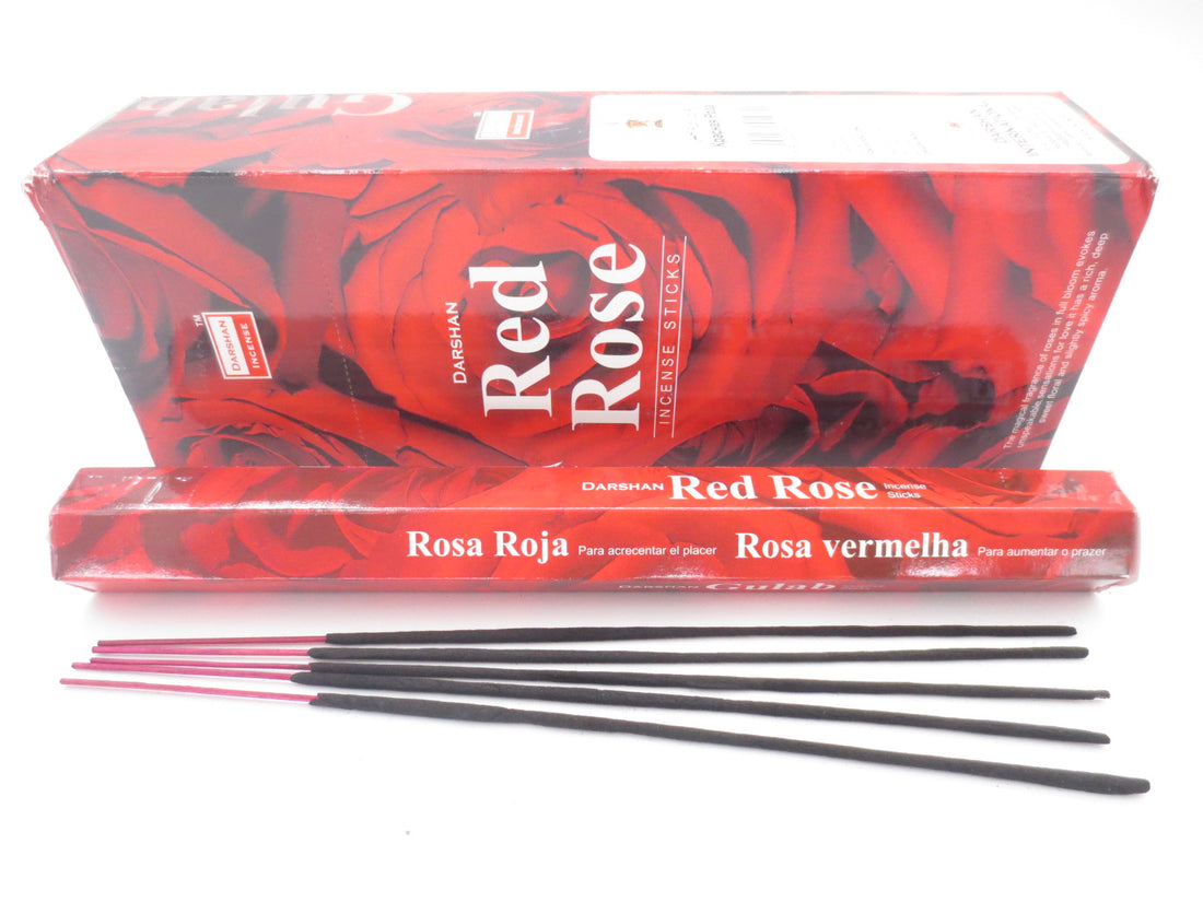 Bâtonnets d'encens ROSE ROUGE