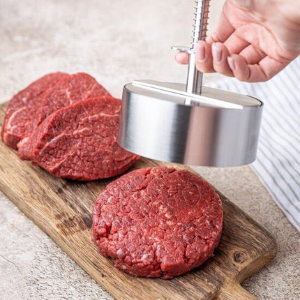 Regulierbare Hamburgerpresse aus Edelstahl – Perfekter Burgerformer für Zuhause, BBQ und den professionellen Einsatz