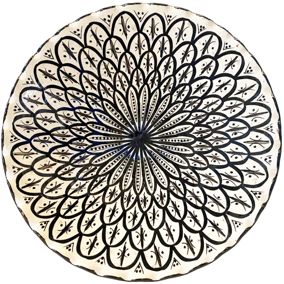 Ribbed earthenware bowl Ø35