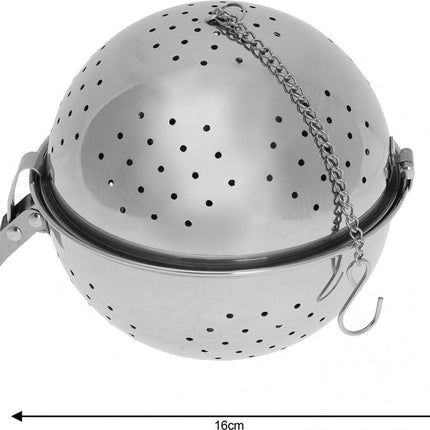 Kinghoff - Reiskocherball-Infuser - Stahl