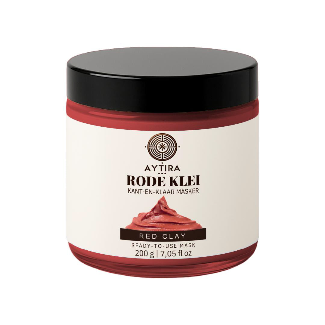 Aytira rode klei masker – kant-en-klaar gezichtsmasker, 200 g – foto 2