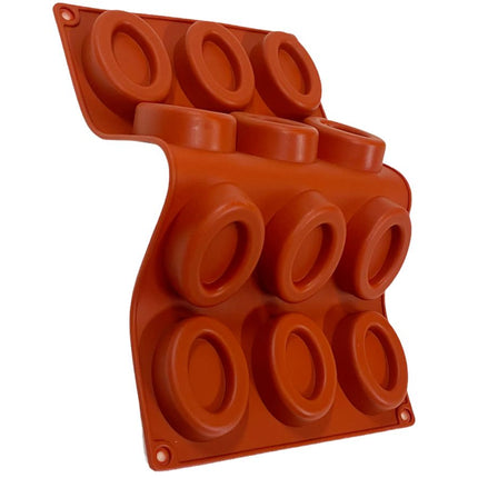 Silikon-Backform – 12 ovale Förmchen