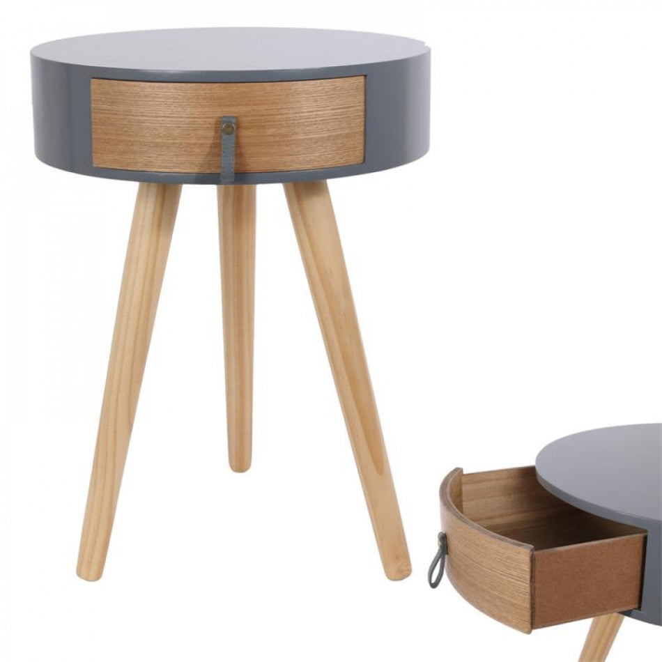 Table de chevet ronde