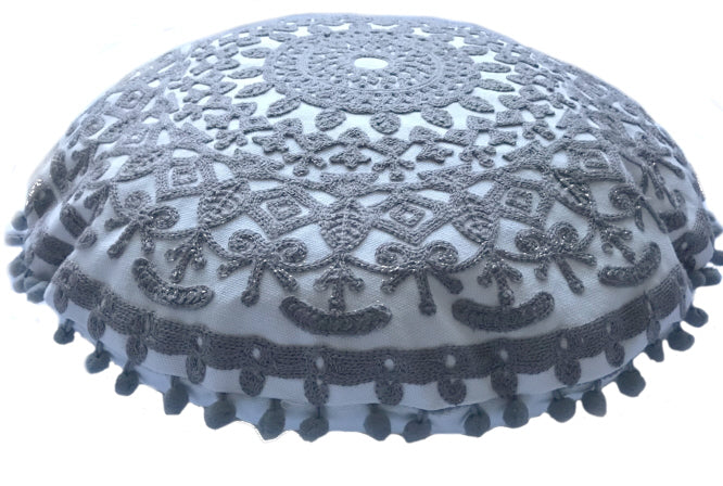 Housse de coussin ronde marocaine