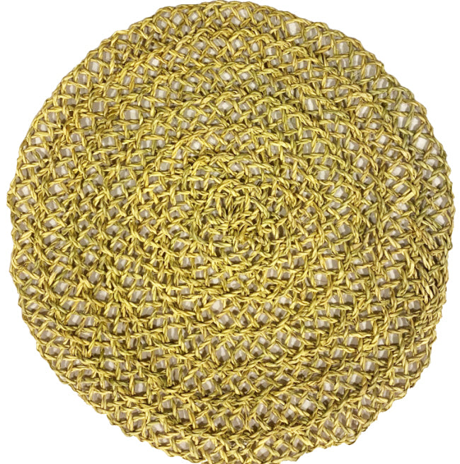 Napperon rond en osier