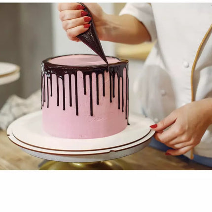 Ronde Verstelbare Cake Ring - Roestvrij Staal - Ø 16-30 cm x 20 cm Hoogte - Satijn Afwerking - Taartvorm - Bakvorm - Verstelbaar