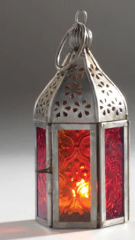 Marokkanische Mini-Glaslaterne