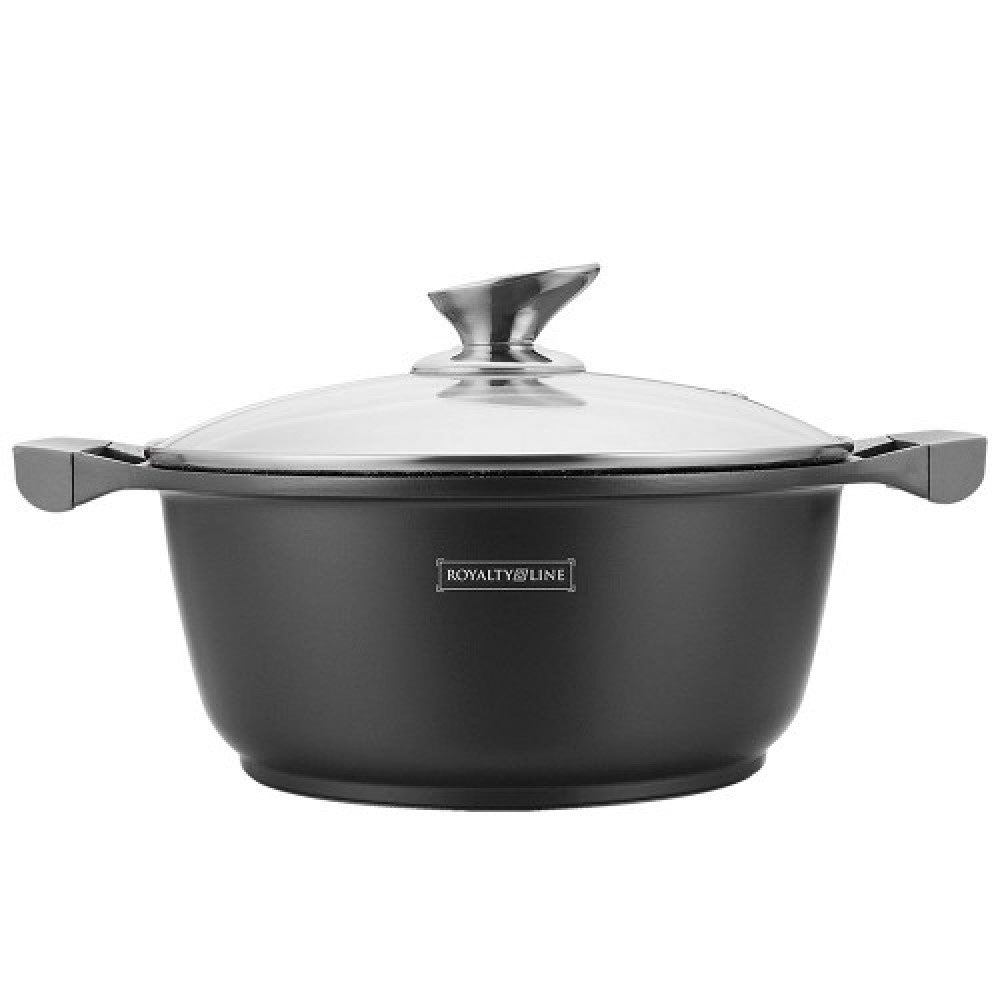 Faitout 20 cm revêtement marbre 2,5 litres