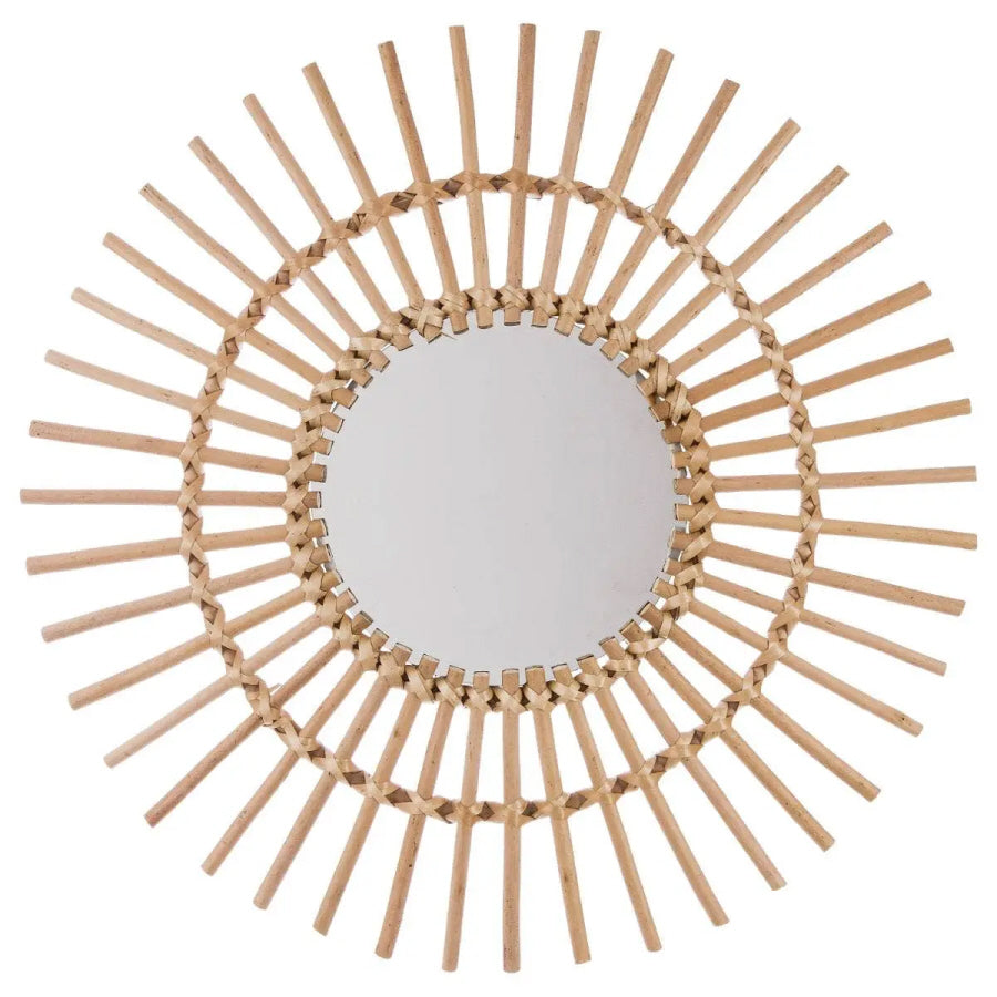 Miroir Rond en Rotin - Ø 58 cm