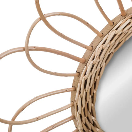 Rattan Blumenspiegel Ø38 cm