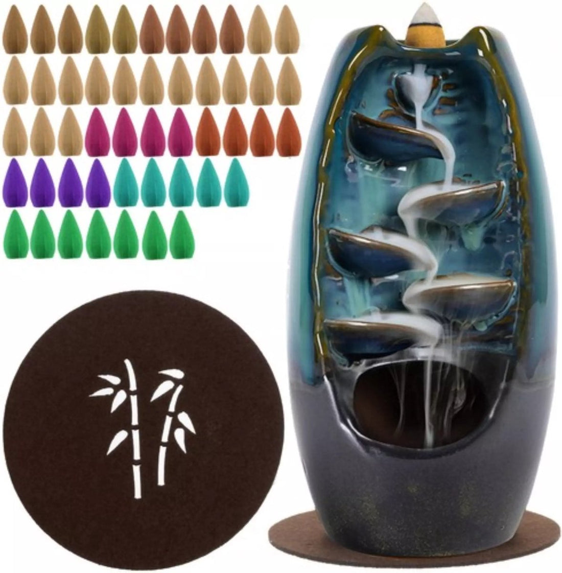 Brûleur de parfum aromatique avec effet cascade