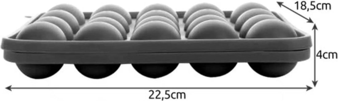 Moule en silicone pour biscuits - 20 cavités