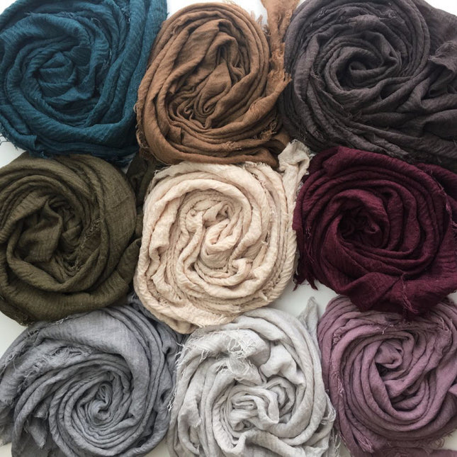 LARGE CRINKLE SKIN SJAAL