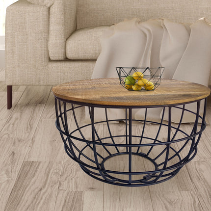 Couchtisch Rund | ø 55 cm | Industriell - Metall