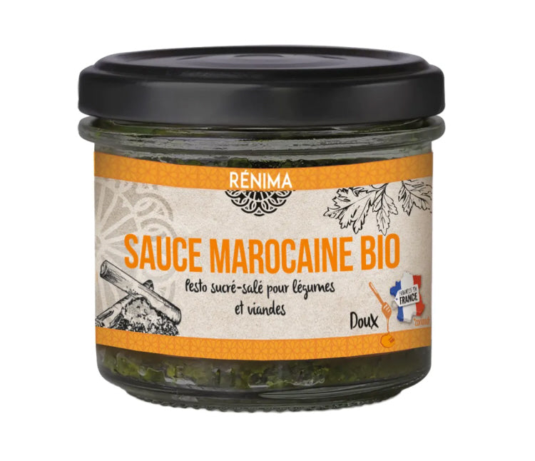 Organic Moroccan marinade sweet sauce for sweet and savory dishes