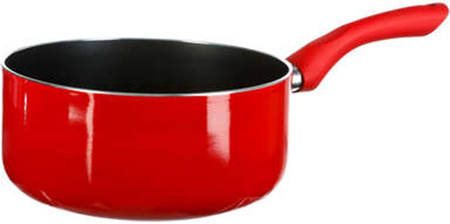 Steelpan - sauspan - Inductie - aluminium - rood/zwart - D20 cm